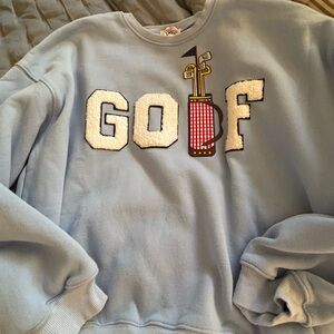 Judith March Light Blue Golf Sweater